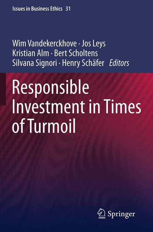 Produktbild: Responsible Investment in Times of Turmoil