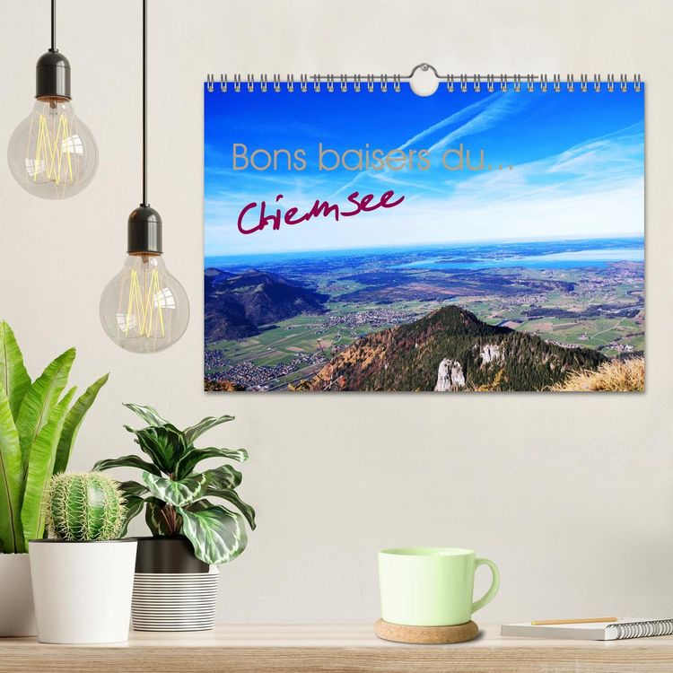 Produktbild: Bons baisers du Chiemsee (Calendrier mural 2026 DIN A4 vertical), CALVENDO calendrier mensuel