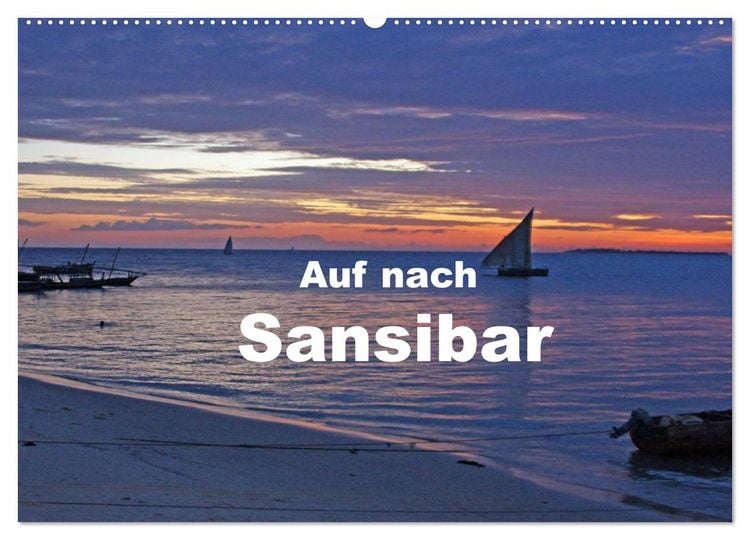 Produktbild: Auf nach Sansibar (Wandkalender 2026 DIN A2 quer), CALVENDO Monatskalender