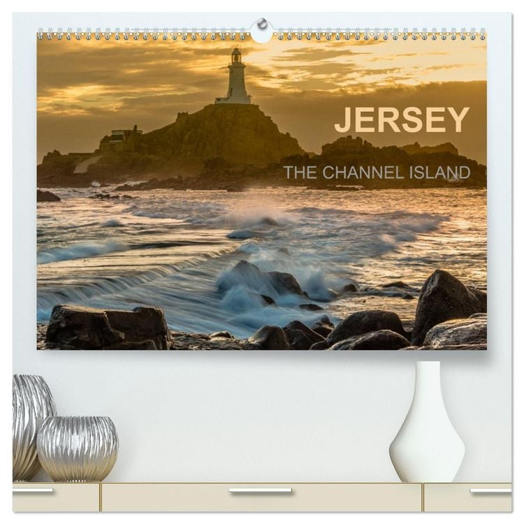 Produktbild: JERSEY THE CHANNEL ISLAND (High Quality Premium Wall Calendar 2026 DIN A2 landscape),CALVENDO 12 Month Wall Calendar