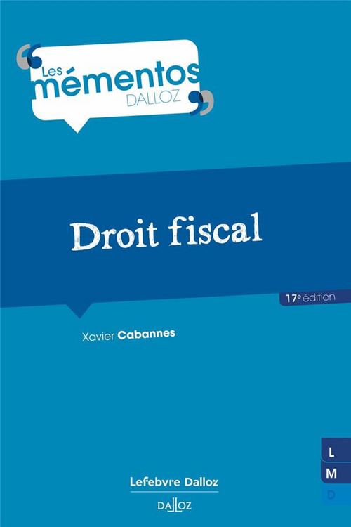 Produktbild: Droit Fiscal (17e Edition)