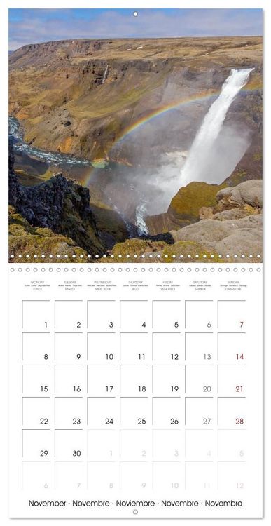 Produktbild: COLOURS OF ICELAND (Wall Calendar 2027 12 &times; 12 Inch) CALVENDO 12 Month Wall Calendar