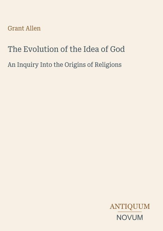 Produktbild: The Evolution of the Idea of God