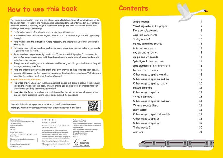 Produktbild: Phonics Catch-up Activity Book Ages 6+
