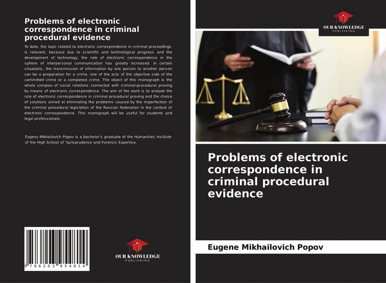 Produktbild: Problems of electronic correspondence in criminal procedural evidence