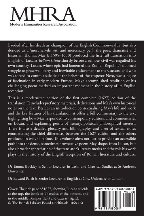 Produktbild: Lucan's Pharsalia (1627)