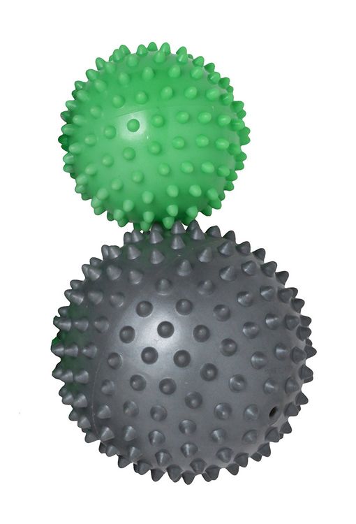 Produktbild: Fitness Noppen-, Massage und Igelball Set, limegreen-anthrazit
