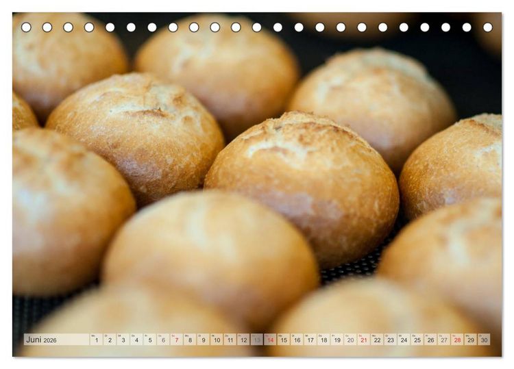 Produktbild: Emotionale Momente: Das Brot des B&auml;ckers. (Tischkalender 2026 DIN A5 quer), CALVENDO Monatskalender