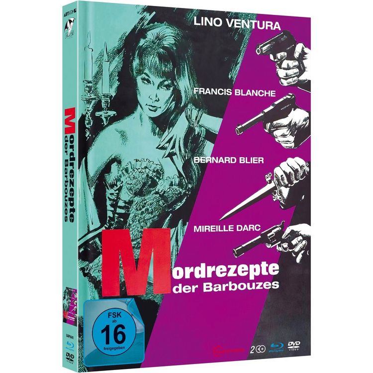 Produktbild: Mordrezepte der Barbouzes - Limited Mediabook (in HD neu abgetastet, Blu-ray+DVD+Booklet, limitiert auf 500 St&uuml;ck)