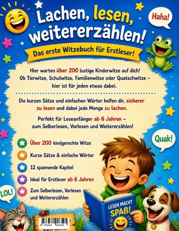 Produktbild: Mein erstes Witzebuch f&uuml;r Erstleser
