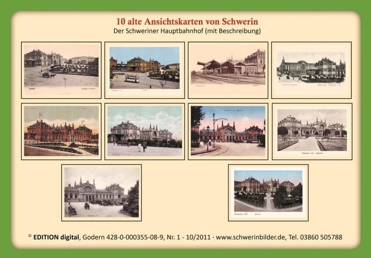 Produktbild: 10 alte Ansichtskarten von Schwerin