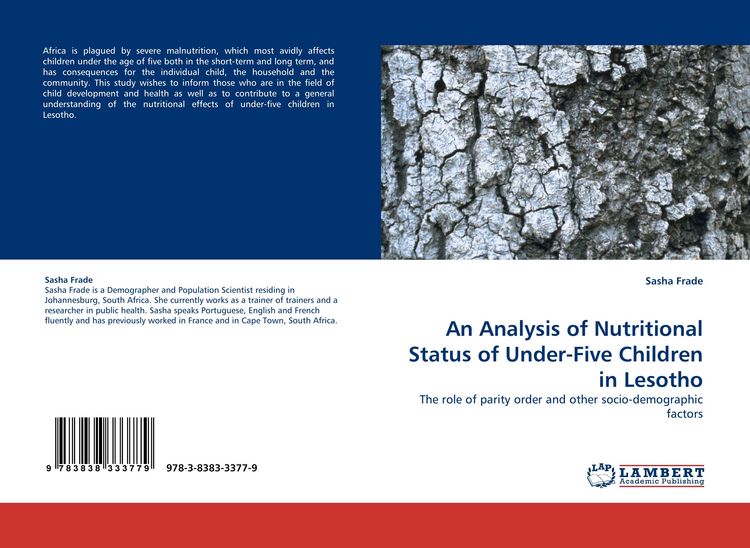 Produktbild: An Analysis of Nutritional Status of Under-Five Children in Lesotho