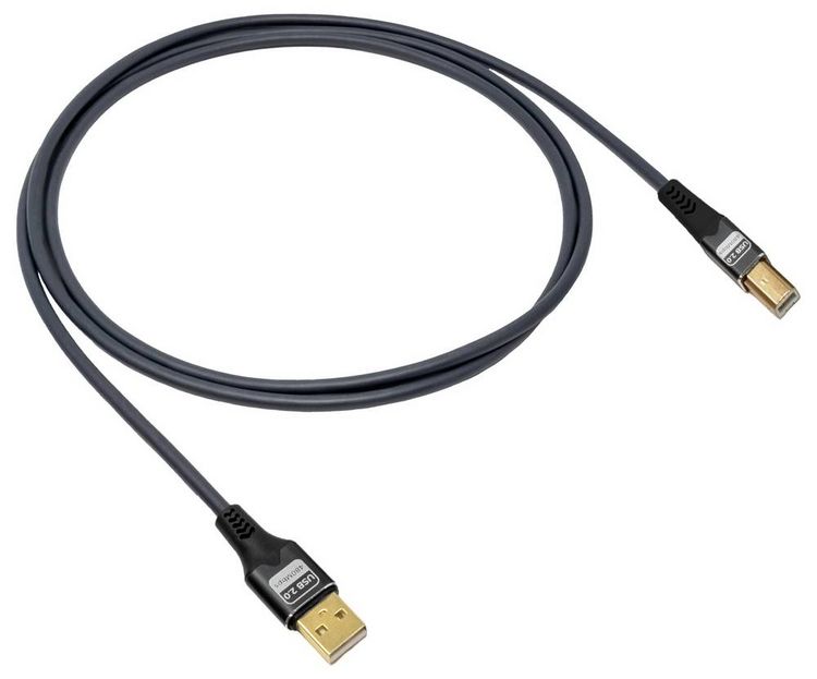 Produktbild: Oehlbach USB-Kabel USB 2.0 USB-A Stecker, USB-B Stecker 10m Anthrazit D1C9379