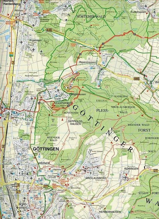 Produktbild: Radwander- und Wanderkarte G&ouml;ttingen und Umgebung