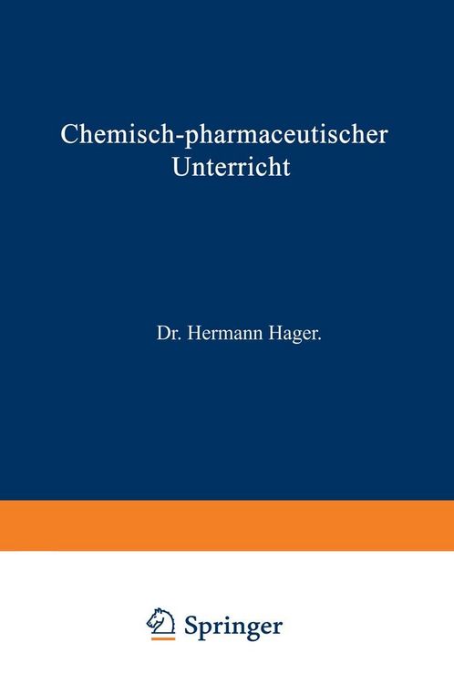 Produktbild: Chemisch-pharmaceutischer Unterricht
