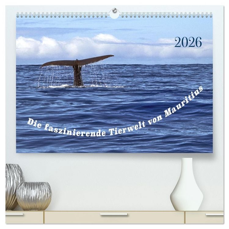 Produktbild: Faszinierende Tierwelt von Mauritius - Magische Momente der Natur (hochwertiger Premium Wandkalender 2026 DIN A2 quer), Kunstdruck in Hochglanz