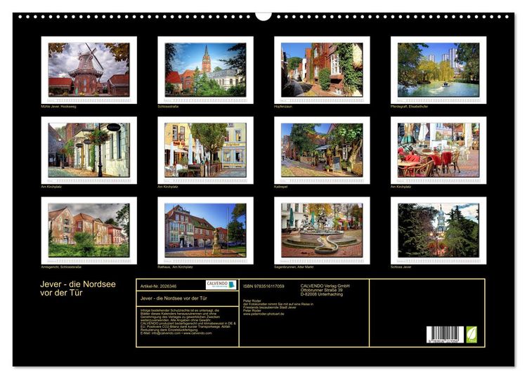 Produktbild: Jever - die Nordsee vor der T&uuml;r (Wandkalender 2026 DIN A2 quer), CALVENDO Monatskalender