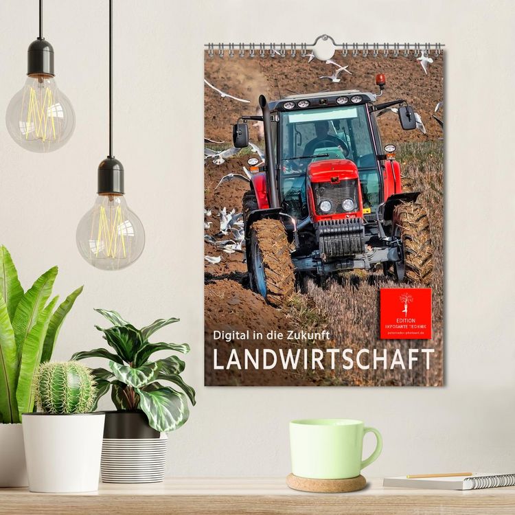 Produktbild: Landwirtschaft - digital in die Zukunft (Wandkalender 2026 DIN A4 hoch), CALVENDO Monatskalender