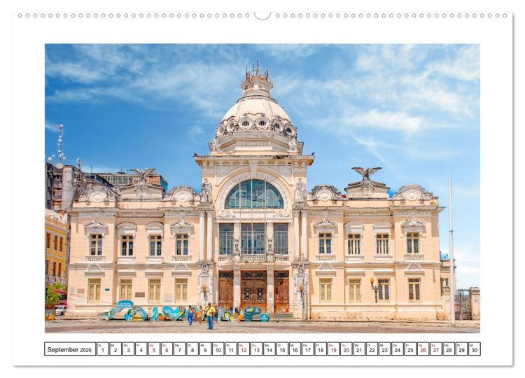 Produktbild: Brasiliens K&uuml;stenst&auml;dte - Rio de Janeiro, Olinda und Salvador de Bahia (Wandkalender 2026 DIN A2 quer), CALVENDO Monatskalender