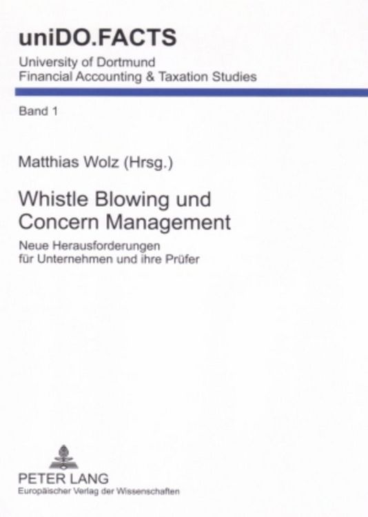 Produktbild: Whistle Blowing und Concern Management