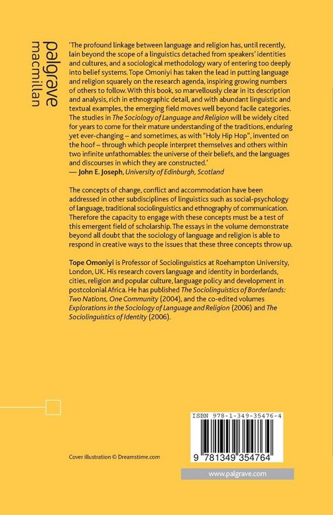 Produktbild: The Sociology of Language and Religion
