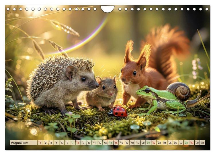 Produktbild: Tiere im Gegenlicht (Wandkalender 2027 DIN A4 quer), CALVENDO Monatskalender
