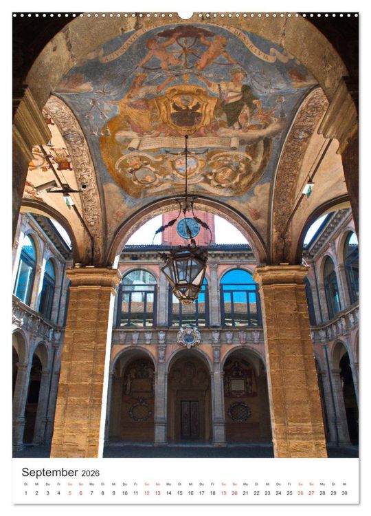 Produktbild: Bologna, altehrw&uuml;rdig und lebendig zugleich (hochwertiger Premium Wandkalender 2026 DIN A2 hoch), Kunstdruck in Hochglanz