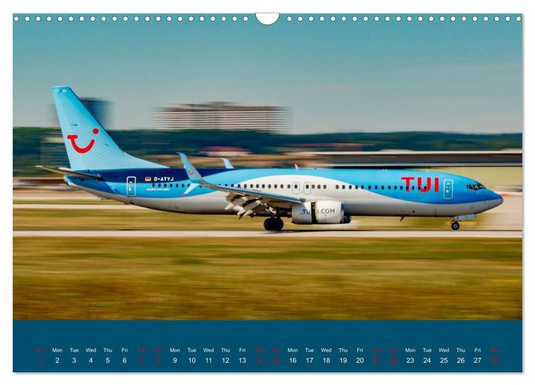Produktbild: Panning Aviation Photography (Wall Calendar 2026 DIN A3 landscape), CALVENDO 12 Month Wall Calendar