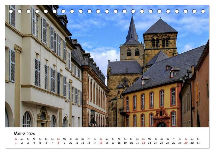 Produktbild: Eine Perle an der Mosel - Trier (Tischkalender 2026 DIN A5 quer), CALVENDO Monatskalender