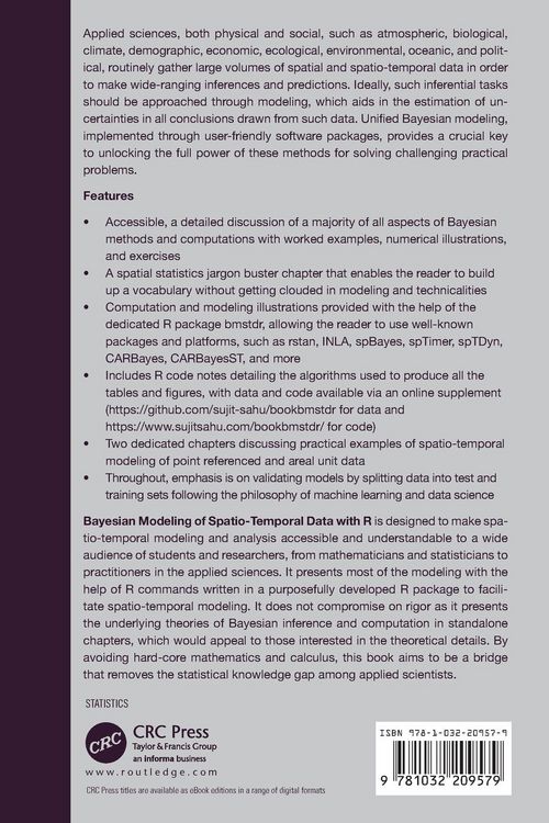 Produktbild: Bayesian Modeling of Spatio-Temporal Data with R