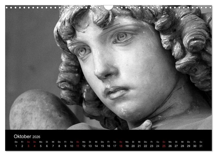 Produktbild: Lebende Steine - Skulpturen auf dem Friedhof Staglieno (Wandkalender 2026 DIN A3 quer), CALVENDO Monatskalender