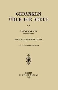 Produktbild: Gedanken &uuml;ber die Seele