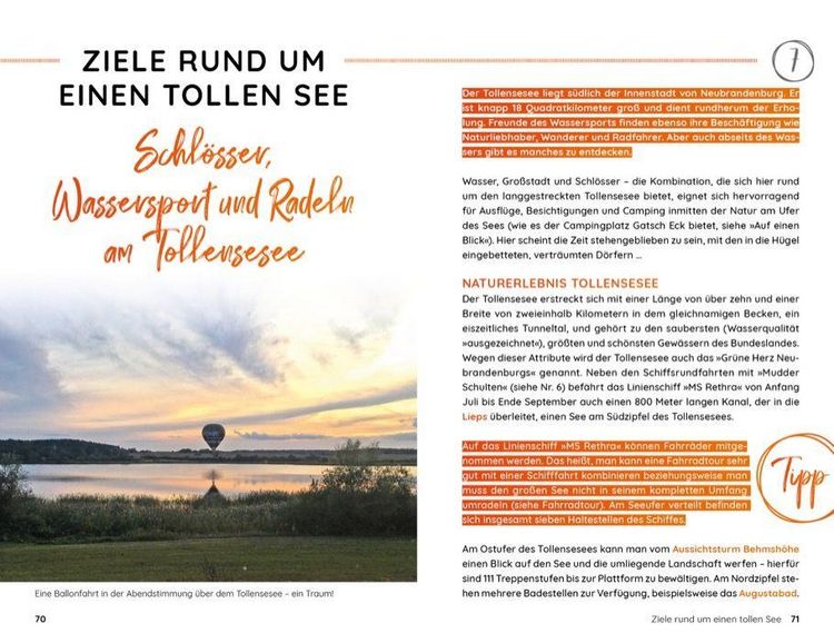 Produktbild: Wochenend und Wohnmobil - Kleine Auszeiten Mecklenburgische Seenplatte