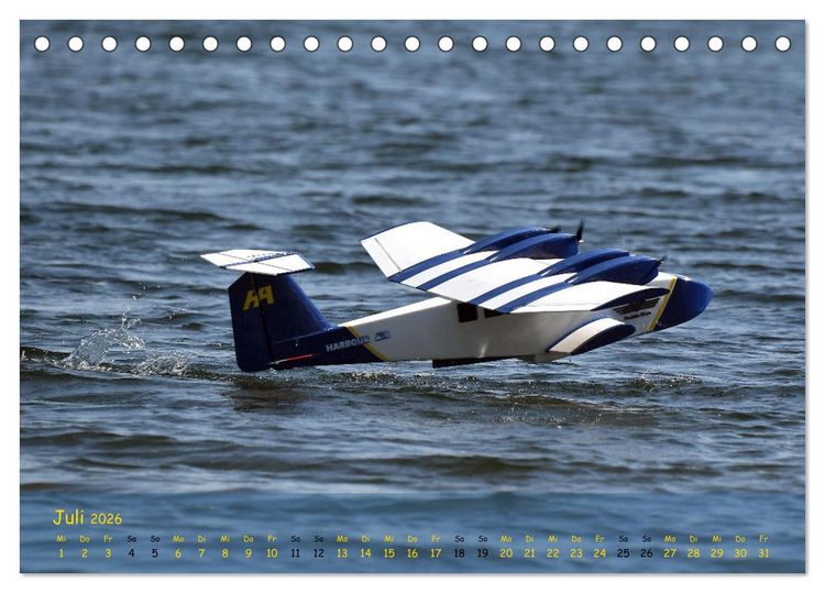 Produktbild: Abenteuer Wasserflug (Tischkalender 2026 DIN A5 quer), CALVENDO Monatskalender