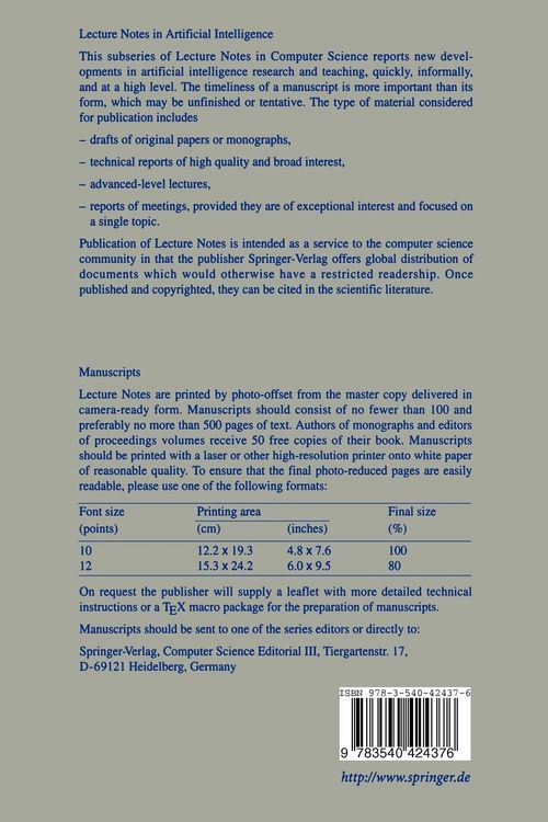 Produktbild: Advances in Learning Classifier Systems