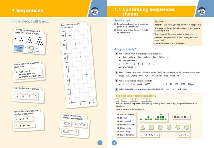 Produktbild: Key Stage 3 Maths Student Book 1