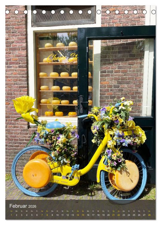 Produktbild: Sch&ouml;nes Amsterdam (Tischkalender 2026 DIN A5 hoch), CALVENDO Monatskalender