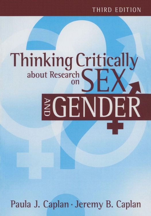 Produktbild: Thinking Critically about Research on Sex and Gender