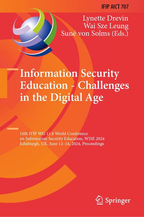 Produktbild: Information Security Education - Challenges in the Digital Age