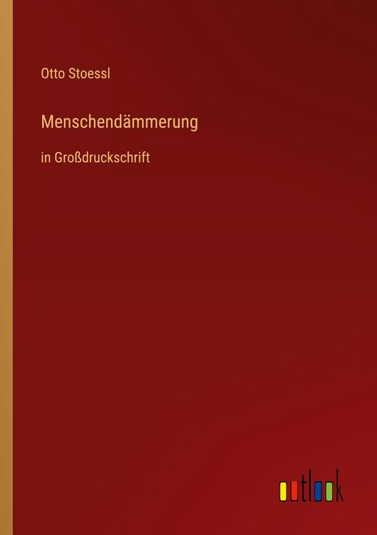 Produktbild: Menschend&auml;mmerung