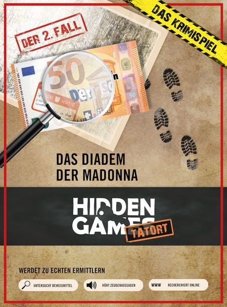 Produktbild: Krimi-Spielebox: Hidden Games Tatort &ndash;&nbsp;Das Diadem der Madonna (Fall 2)
