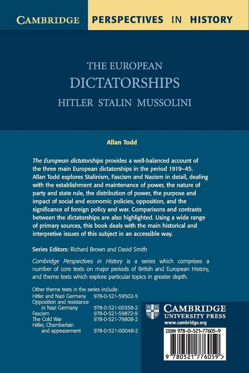 Produktbild: The European Dictatorships