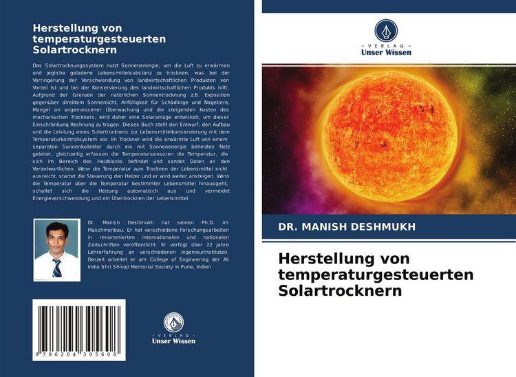 Produktbild: Herstellung von temperaturgesteuerten Solartrocknern