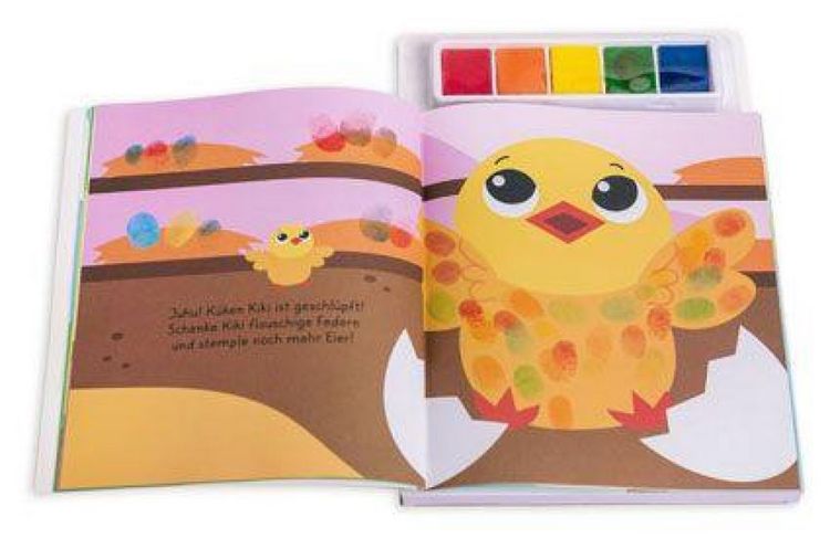 Produktbild: Stempelkunst f&uuml;r kleine Finger. Tierkinder
