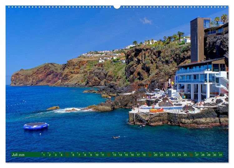 Produktbild: Madeira Blumeninsel im Atlantik (hochwertiger Premium Wandkalender 2026 DIN A2 quer), Kunstdruck in Hochglanz