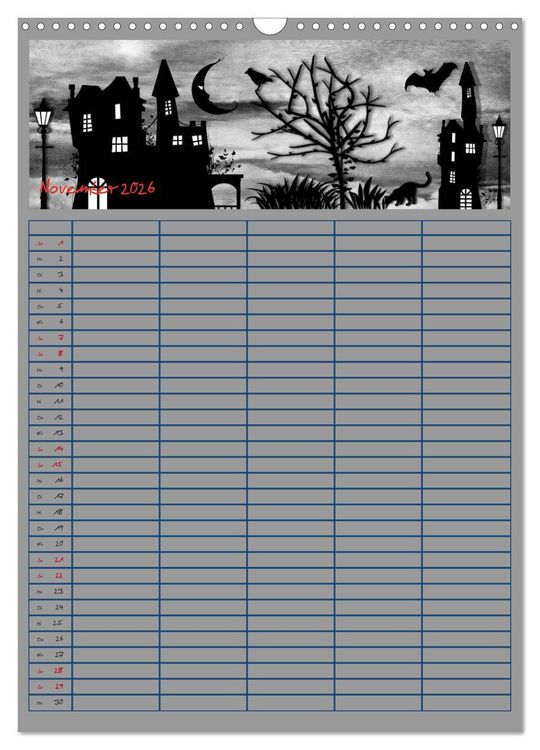 Produktbild: Unser buntes Familienleben (Wandkalender 2026 DIN A3 hoch), CALVENDO Monatskalender