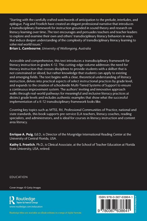 Produktbild: Teaching K-12 Transdisciplinary Literacy