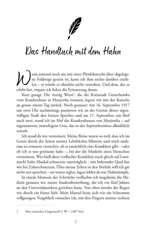 Produktbild: Aufzeichnungen eines jungen Arztes. Michail Bulgakow