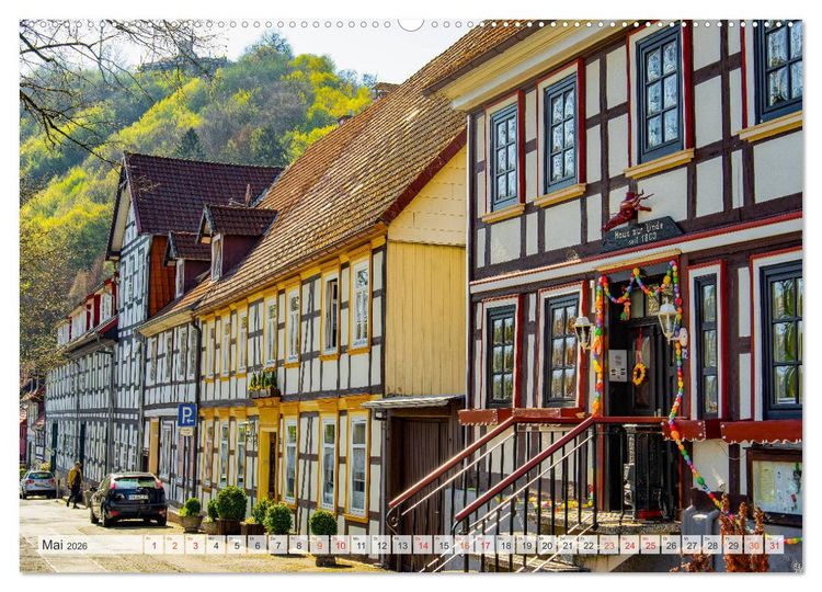 Produktbild: Harz der S&uuml;den und Westen (Wandkalender 2026 DIN A2 quer), CALVENDO Monatskalender