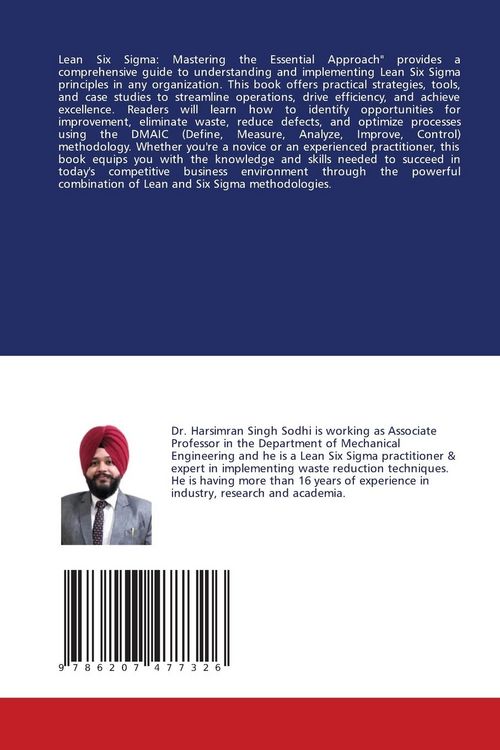 Produktbild: Lean Six Sigma: Mastering the Essential Approach